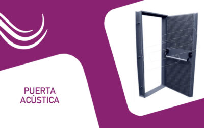 PUERTA ACÚSTICA CON AISLAMIENTO ACUTEC PU100 DE CONAIRE FACTORY