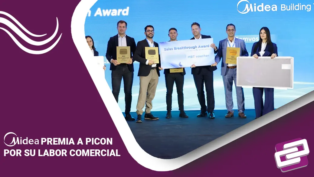 MIDEA PREMIA A PICON POR SU LABOR COMERCIAL